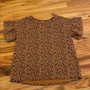 Size 4/5 Rylee & Cru leopard shirt
